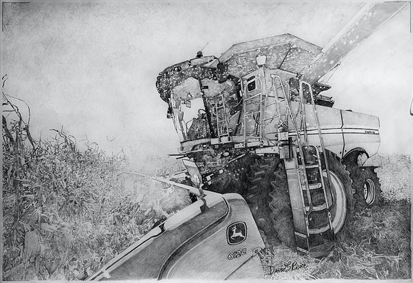 Combining Corn